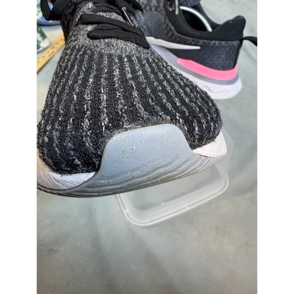Nike React Infinity Run Flyknit 3 Mens Sneakers DZ3014-001 Black Grey Pink   11 main image 6